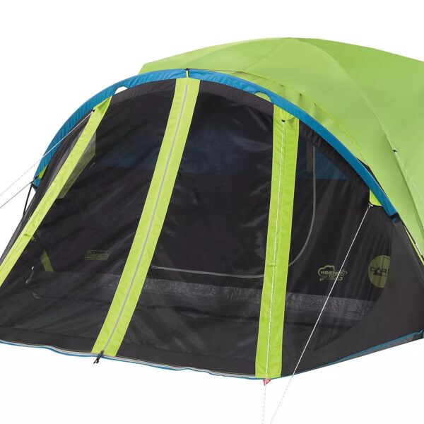 Carlsbad 4 Person Dome Tent with Screen Room   Grey/Bright Green - Image 16