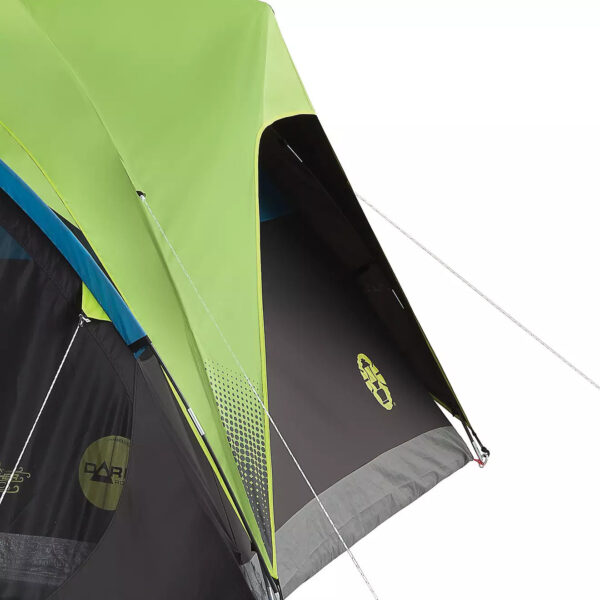Carlsbad 4 Person Dome Tent with Screen Room   Grey/Bright Green - Image 14