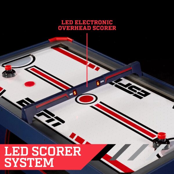 ESPN Air Powered Hockey Table with Overhead Electronic Scorer, 60  x 32  x 32 - Image 18