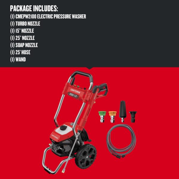 CMEPW2100 2100 PSI 1.2-Gallon-GPM Cold Water Electric Pressure Washer - Image 27