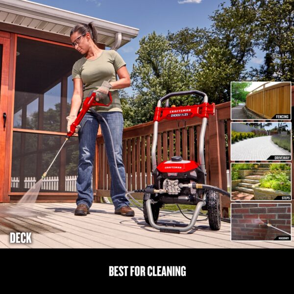 CMEPW2100 2100 PSI 1.2-Gallon-GPM Cold Water Electric Pressure Washer - Image 30