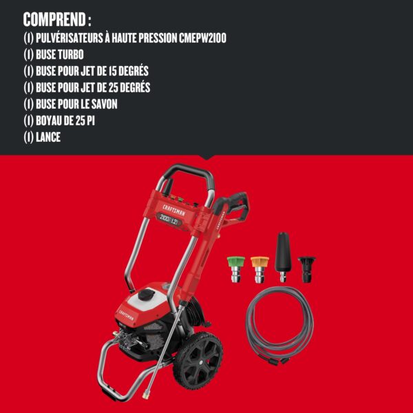 CMEPW2100 2100 PSI 1.2-Gallon-GPM Cold Water Electric Pressure Washer - Image 32