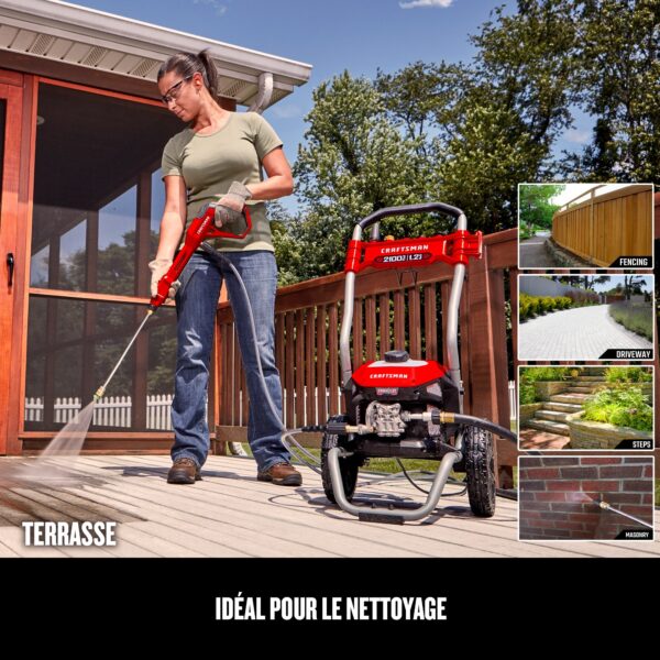 CMEPW2100 2100 PSI 1.2-Gallon-GPM Cold Water Electric Pressure Washer - Image 35