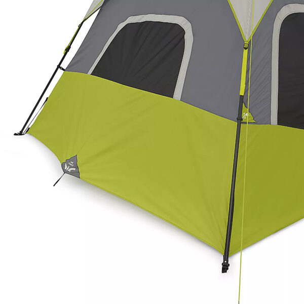 CORE Equipment Instant 6 Person Cabin Tent, Green/Gray - Image 15