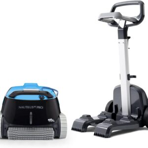 Robotic Pool Vacuum Cleaner All Pools up to 33 FT – Wall Climbing Scrubber Brush