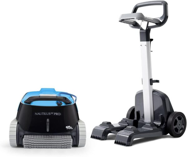 Robotic Pool Vacuum Cleaner All Pools up to 33 FT – Wall Climbing Scrubber Brush