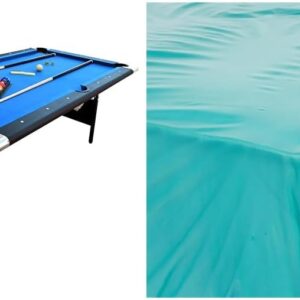 Fairmont 6 Ft Portable Pool Table, Adults Folding Billiards Tables for Game Room with Easy Foldable Storage, Includes Full Set of Billiard Balls, Cues, Chalk & Brush