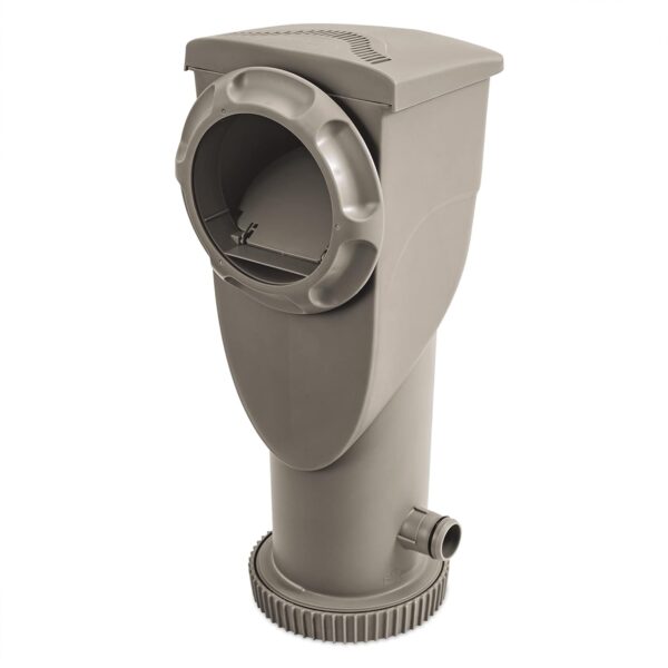 Gallons Per Hour 2 in 1 Filter Pump and Skimmer System with Clamps and 1.5 Inch Hose Fitting for Above Ground Swimming Pools - Image 2