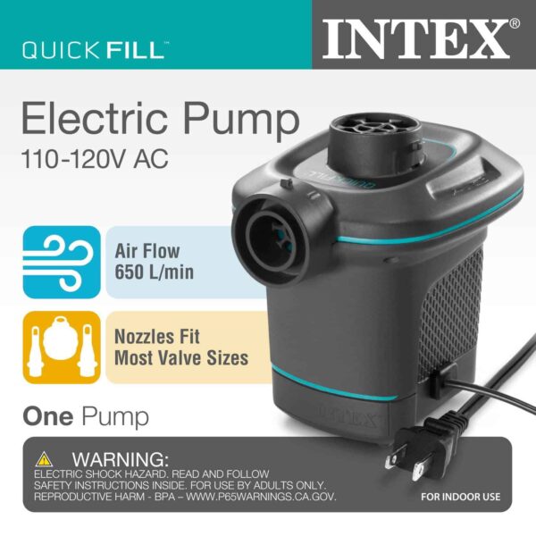 CoolerZ Tropical Breeze 6 Person Floating Raft   Electric Air Pump - Image 22