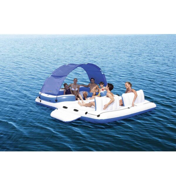 CoolerZ Tropical Breeze 6 Person Floating Raft   Electric Air Pump - Image 15