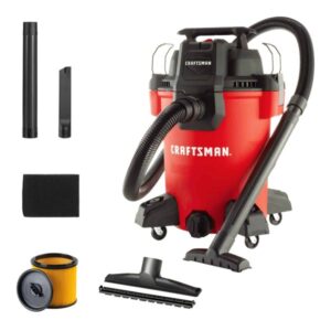8-Gallons 3.5-HP Corded Wet/Dry Shop Vacuum with Accessories Included