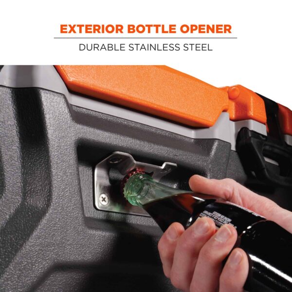 Ergodyne Orange/Gray Insulated Chest Cooler - Image 7