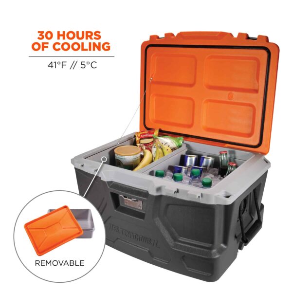 Ergodyne Orange/Gray Insulated Chest Cooler - Image 6