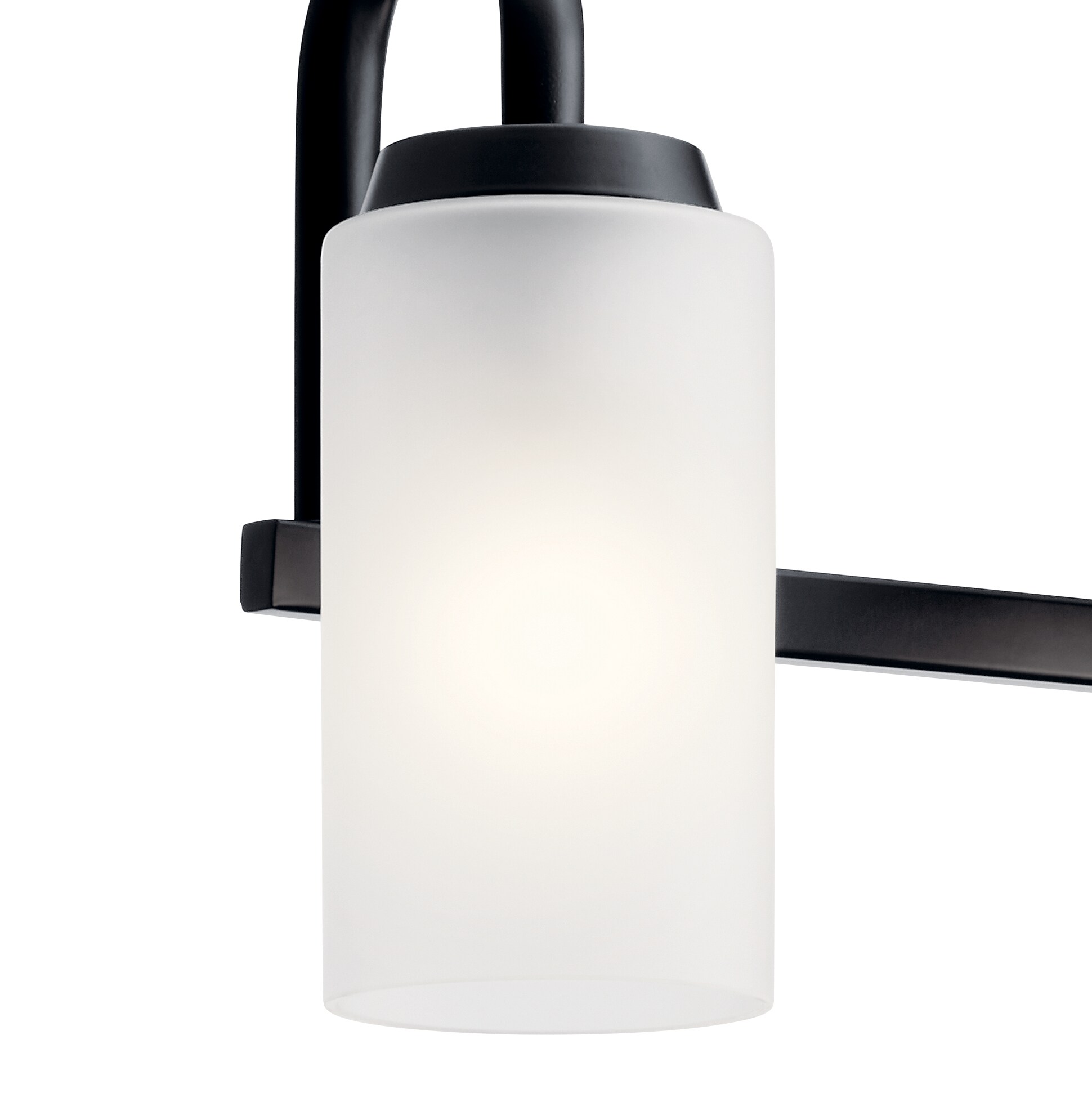 Kichler Kennewick 32-in 4-Light Black Traditional Vanity Light - 1