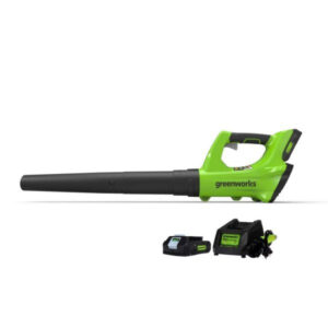 24-volt 330-CFM 100-MPH Battery Handheld Leaf Blower (Battery Included)