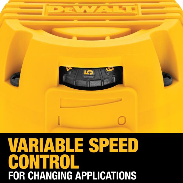 DWP611 1/4-in-Amp 1.25-HP Variable Speed Fixed Corded Router (Tool Only) - Image 14
