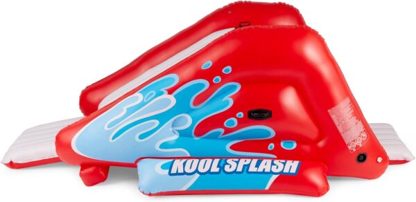 Kool Splash Inflatable Water Slide Swimming Pool Play Center with Built in Sprayers for Kids and Adults, Ages 6 and Up, Blue - Image 3