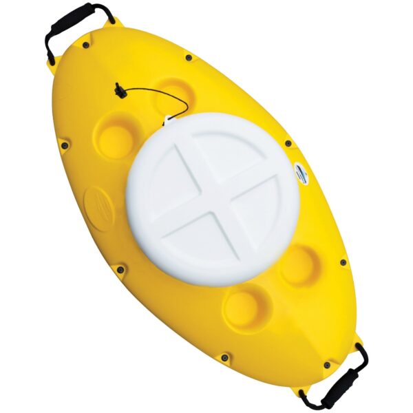 Creekkooler 30 qt Hard Side Floating Cooler, Yellow - Image 6