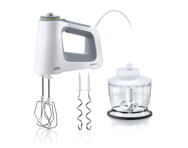 Braun Electric Hand Mixer, 9-Speed, Lightweight with Soft Anti-Slip Handle, White - Image 5