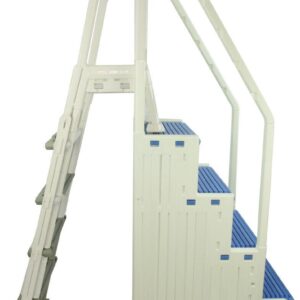 Confer Step 1 & In-Pool Ladder Above Ground Swimming Pool System – Choose Color