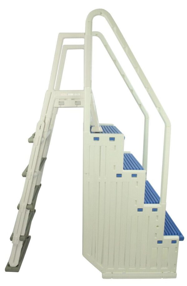 Confer Step 1 & In-Pool Ladder Above Ground Swimming Pool System – Choose Color