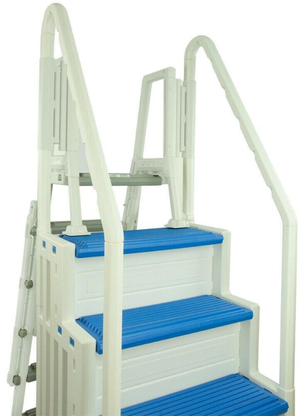 Confer Step 1 & In-Pool Ladder Above Ground Swimming Pool System – Choose Color - Image 2