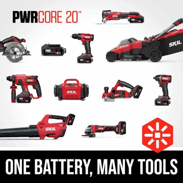 BL4714B-10 PWR CORE 20 Brushless 400 CFM Leaf Blower Kit, Includes 4.0Ah Battery and Charger - Image 17