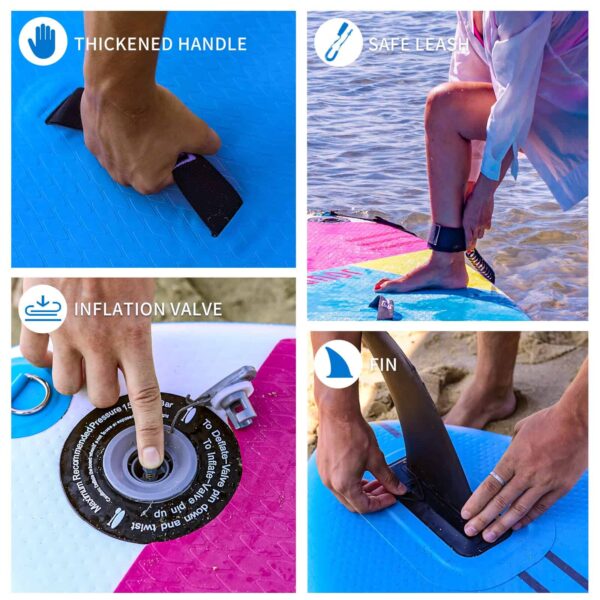 Flynama Inflatable Stand Up Paddle Board 10.66-ft Inflatable Stand Up Paddle Board - Image 7