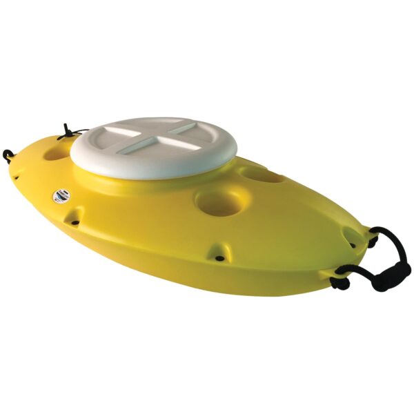 Creekkooler 30 qt Hard Side Floating Cooler, Yellow - Image 5