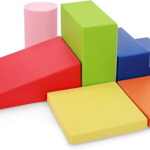 Set of 6 Foam Climbing Blocks for Toddlers – Indoor Baby Climbing Toys for Toddlers