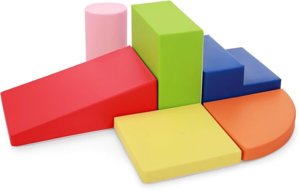Set of 6 Foam Climbing Blocks for Toddlers – Indoor Baby Climbing Toys for Toddlers