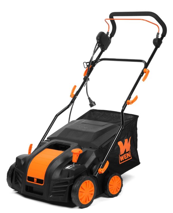 DT1516 16-Inch 15-Amp 2-in-1 Electric Dethatcher and Scarifier with Collection Bag, Black - Image 11
