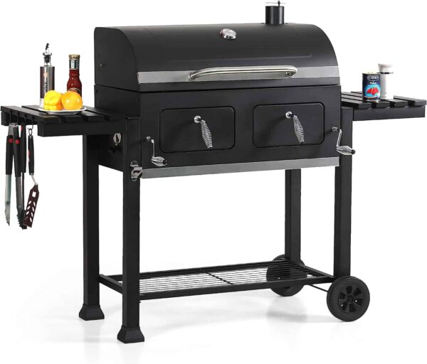 Captiva Designs Extra Large Charcoal BBQ Grill with Oversize Cooking Area(794 sq.in.) - Image 10