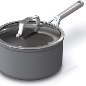 C30235 Foodi NeverStick Premium 3.5-Quart Saucepan, Slate Grey