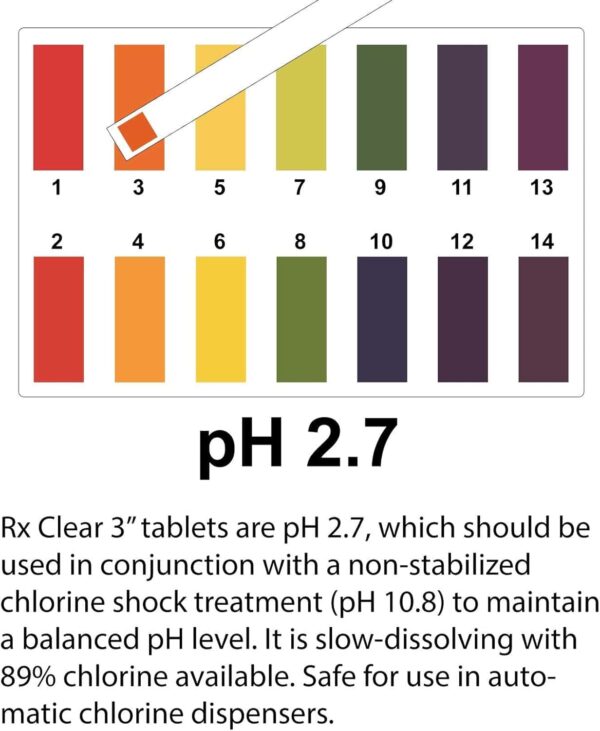 C3 1  Stabilized Trichloro Chlorine Tablets for Swimming Pools   50lbs - Image 9