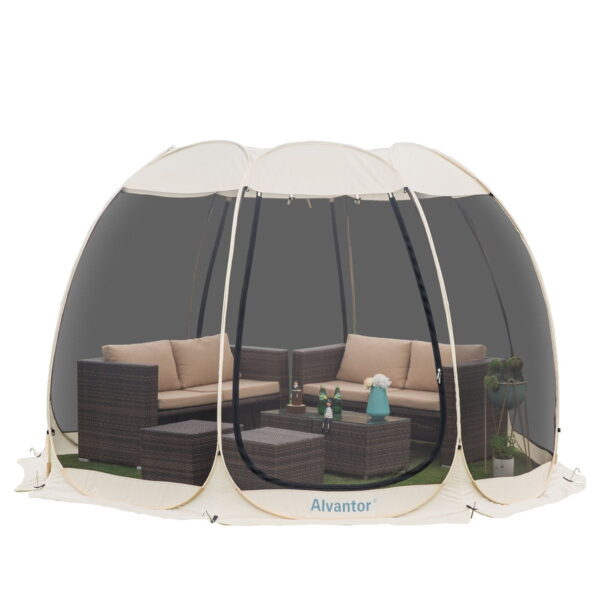 Screen House Room Camping 12×12 Ecru Instant Canopy
