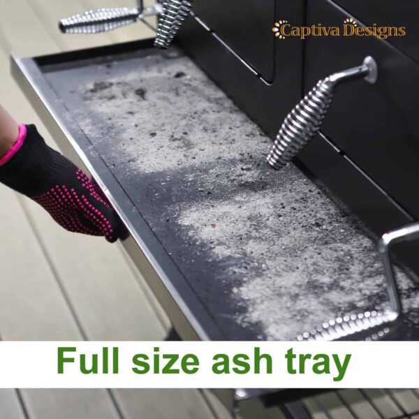 Captiva Designs Extra Large Charcoal BBQ Grill with Oversize Cooking Area(794 sq.in.) - Image 13