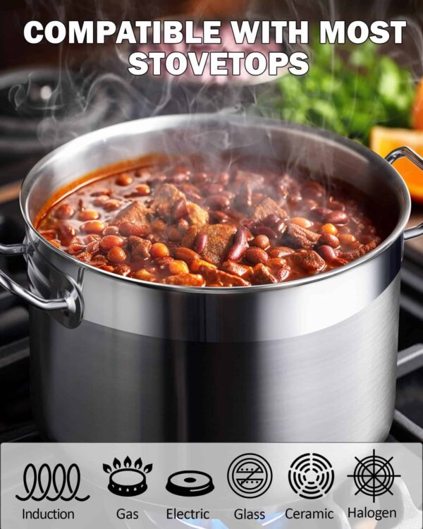 Cooks Standard 02616 Professional Grade Lid 30 Quart Stainless Steel Stockpot, Silver - Image 12