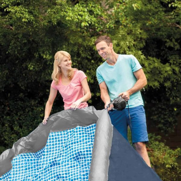 Easy Set 15  x 42  Round Inflatable Outdoor Above Ground Swimming Pool Set - Image 17
