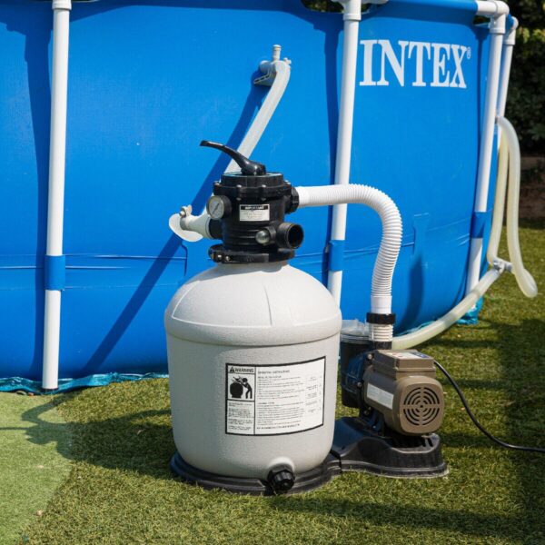 Swimming Pool 16′′-inch Sand Filter with 3100 GPH 3/4 HP Pool Pump Timer Package