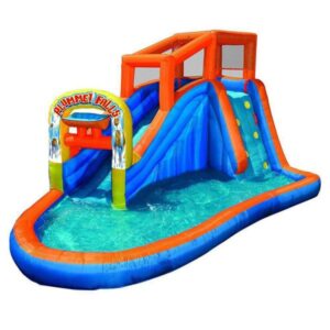 Banzai Plummet Falls Adventure Inflatable Outdoor Water Park Splash Pool
