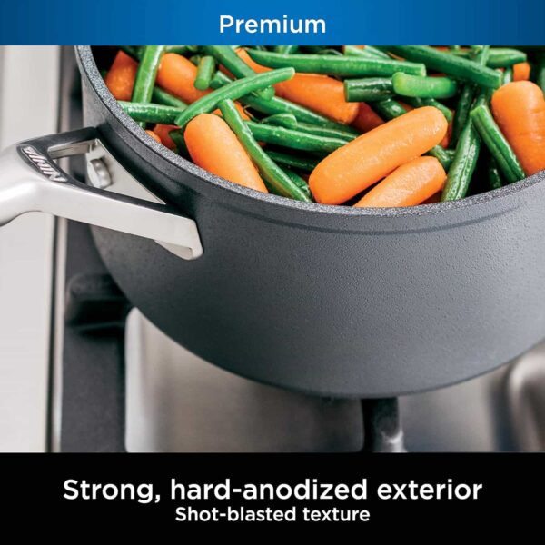 C30235 Foodi NeverStick Premium 3.5-Quart Saucepan, Slate Grey - Image 15