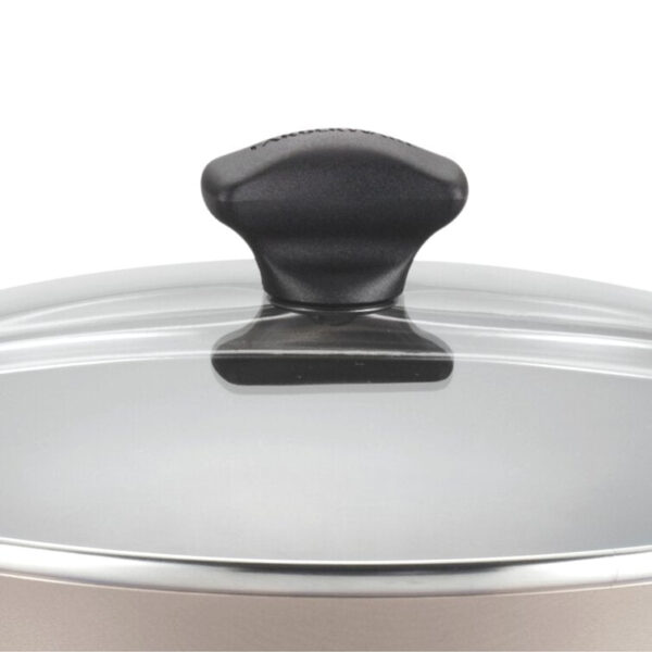 Farberware Dishwasher Safe Aluminum Nonstick Cookware Set, 15-Piece   Black - Image 14