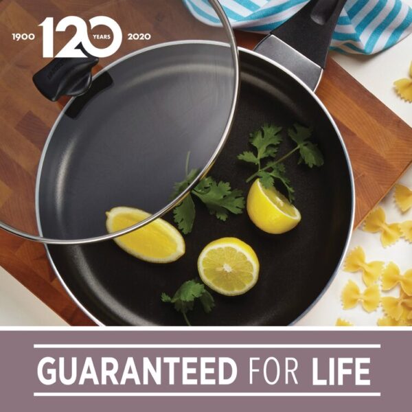 Farberware Dishwasher Safe Aluminum Nonstick Cookware Set, 15-Piece   Black - Image 23