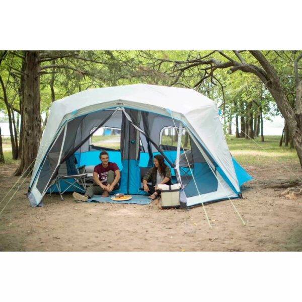 Core Equipment Lighted 10 Person Instant Cabin Tent with Screen Room - Image 18