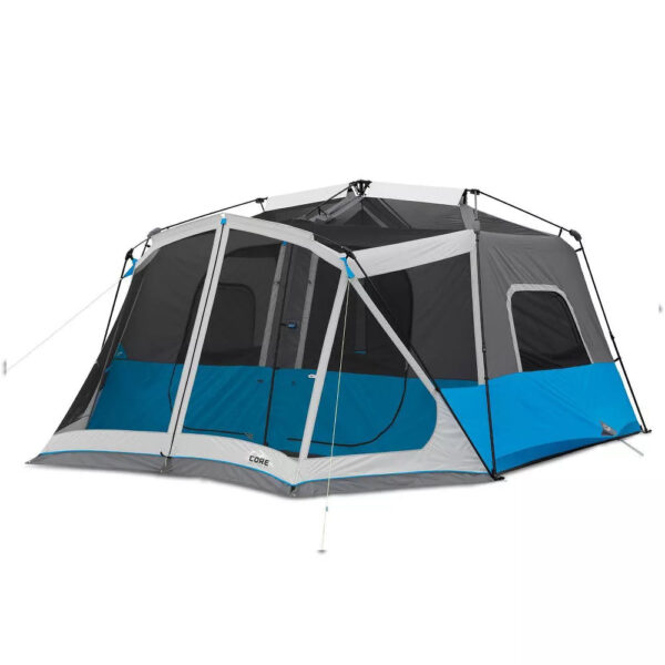 Core Equipment Lighted 10 Person Instant Cabin Tent with Screen Room - Image 32