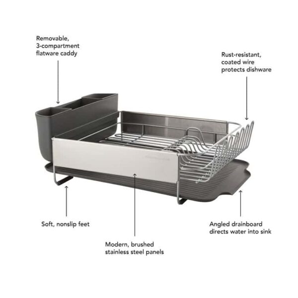 Full Size Expandable Dish-Drying Rack - Image 8