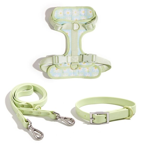 Floral Dog Harness Set