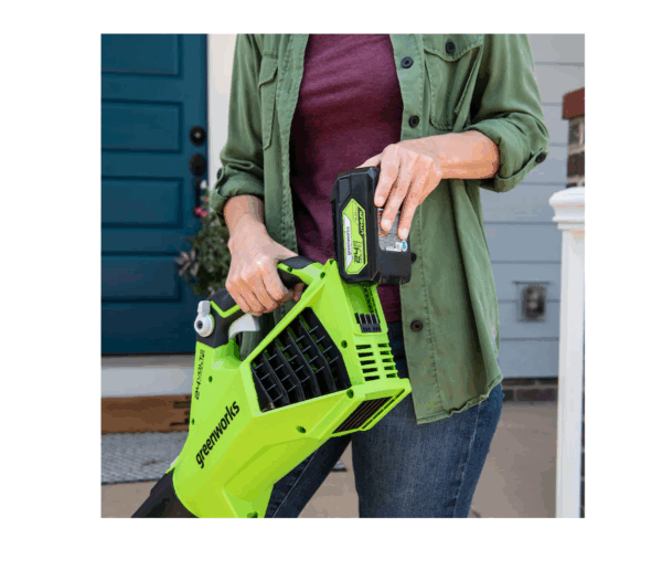 BL24L410 24-volt 450-CFM 110-MPH Brushless Handheld Cordless Electric Leaf Blower 4 Ah (Battery   Charger Included) - Image 20