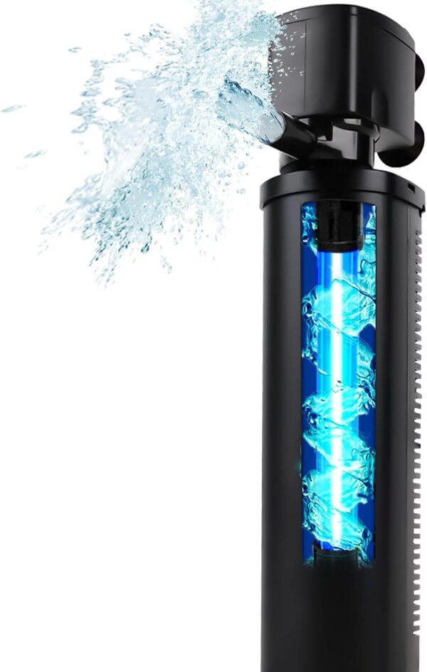 Cold Plunge Filter Small Pool Filter for Up to 1000 Gal Ice Bath Hot Tub Cloudy Water Cleaner with Green Clean Machine fof Cold Pod